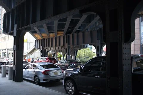 Under the Manhattan High Line Stock Photos
