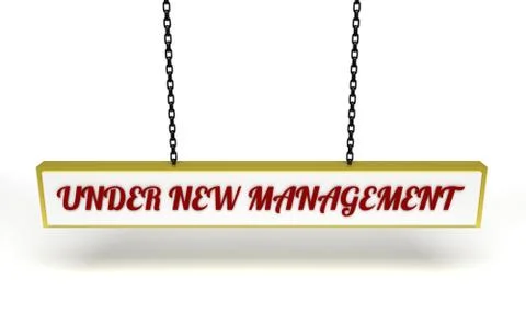 Under New Management Stock Illustration