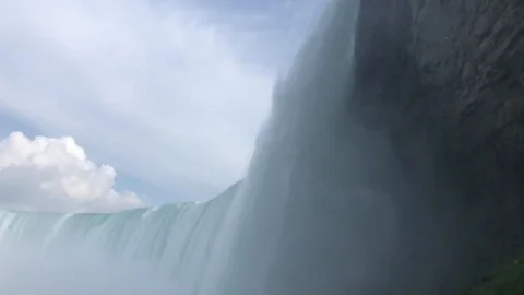 Under the Niagara falls Stock Footage 113989900