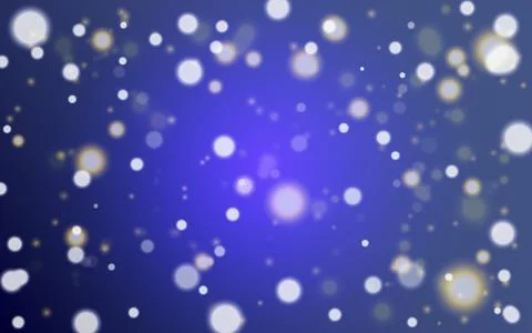 Under the ocean bokeh soft light abstract background Stock Illustration