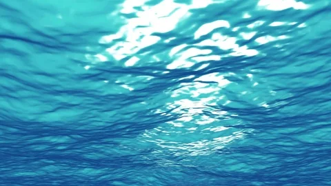 Under the ocean surface Looping Video Stock Footage 73901796