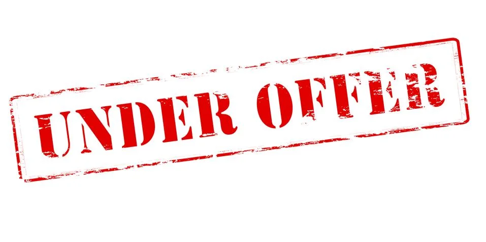 Under offer Stock Illustration