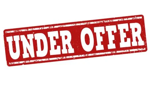 Under offer stamp Stock Illustration