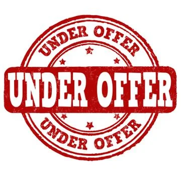 Under offer stamp Stock Illustration