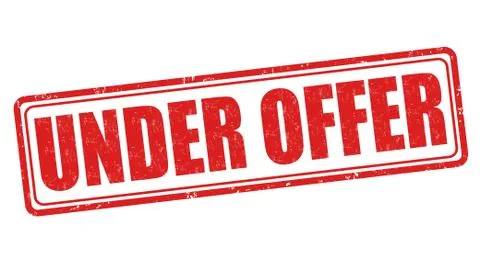 Under offer stamp Stock Illustration