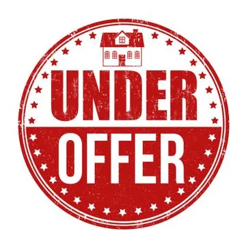 Under offer stamp Stock Illustration