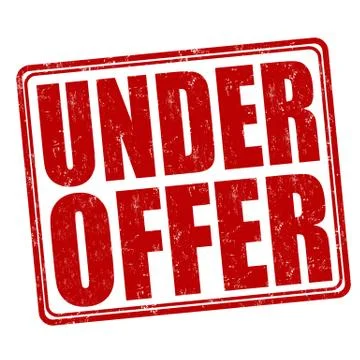Under offer stamp Stock Illustration