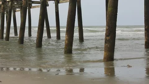 Under the pier Stock Footage 11128762