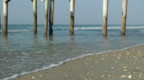 Under the pier Stock Footage 36957196