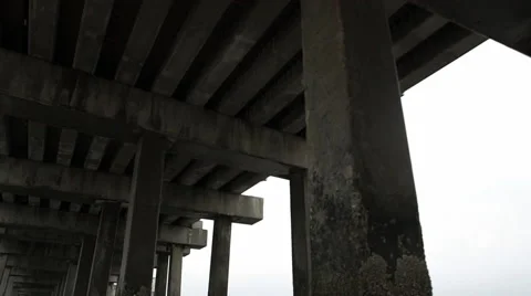 Under the pier Stock Footage 61279417