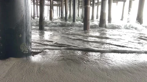 Under the Pier Stock Footage