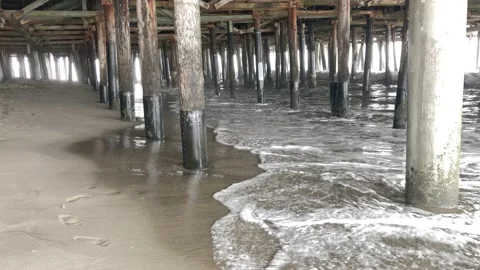 Under the Pier Stock Footage 140751273