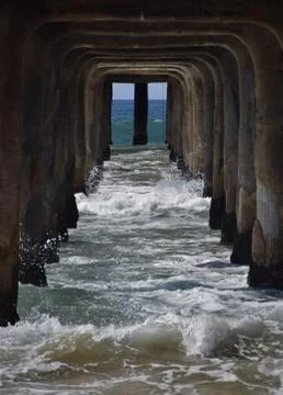 Under Pier Stock Photos