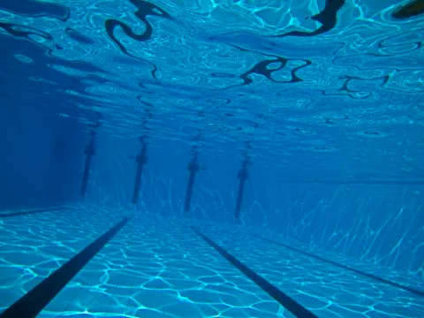Under the pool Foto stock