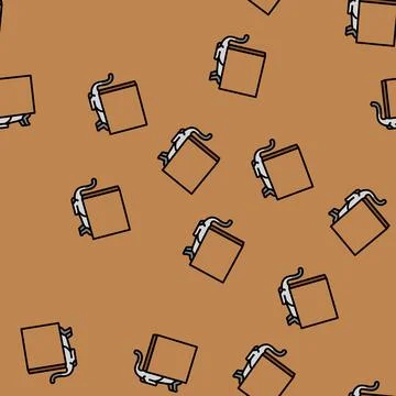 Under preposition english vector seamless pattern Stock Illustration