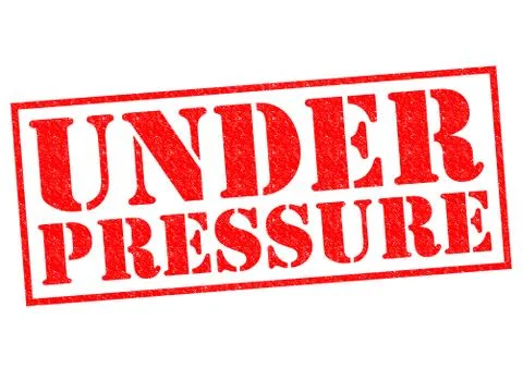 Under Pressure Stock Illustration