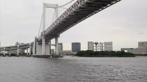 Under RainbowBridge 2 Stock Footage