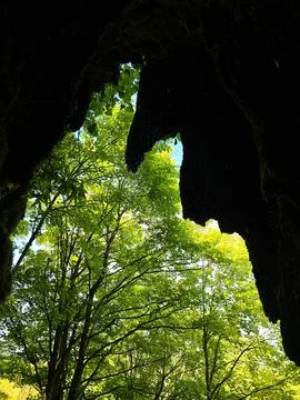 Under Sipote Waterfall Stock Photos