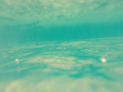 Under The Surface Of Ocean Foto stock