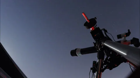 Under the telescope timelapse Stock Footage 35389900