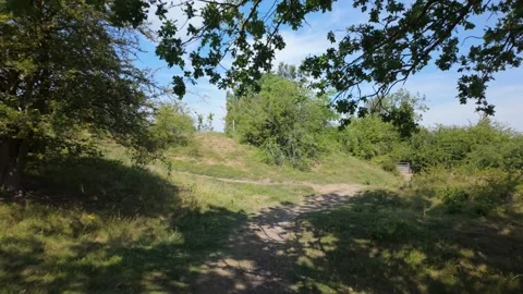 Under a tree, around the corner and through a gate at Barnack Hills and Holes Видео 340286887