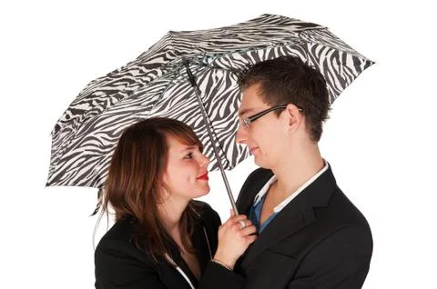 Under the umbrella Stock Photos
