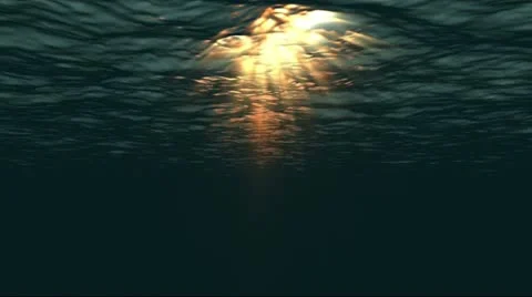 Under Water 002 - Loop - 24 fps Stock Footage 18107486