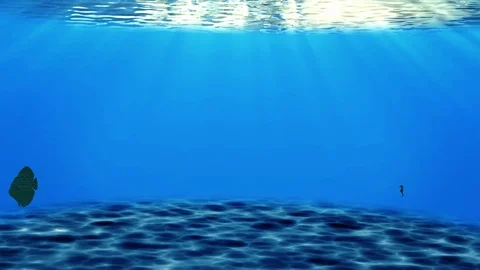 Under water 2- Animation. Stock Footage 93497875