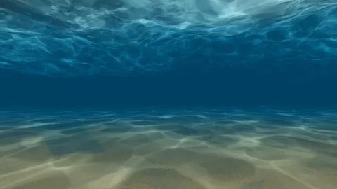 Under Water Background 3D Rendering 4K Stock Footage 120391543
