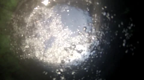 Under Water in a Barrel - Upward View Stock Footage 45361812