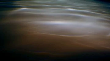Under water, the beam of light moves from waves on the surface Stock Footage 85956962