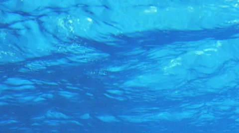 Under Water Blue Waves Background Stock Footage 43679504