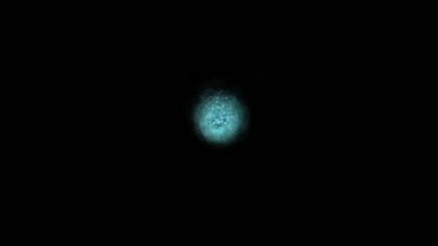Under water bubbles motion graphics with night background Stock Footage 217906395