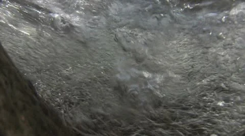 Under Water Fall Leaves Clear Mountain Streams Stock Footage 11266972