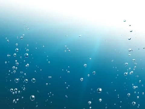 Under water Stock Illustration