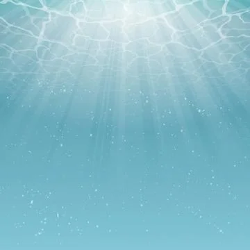 Under water light Stock Illustration