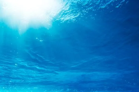 Under water light rays Stock Photos