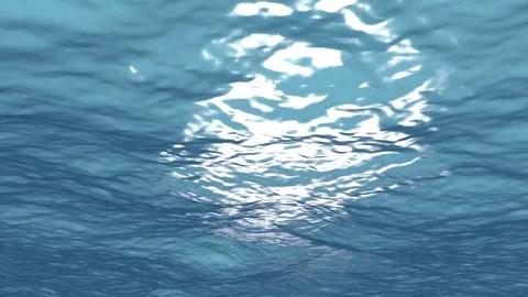 Under the water looking at ocean surface Loop Видео 73585838