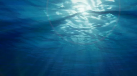 Under Water Loopable HD1080 Video stock 666827