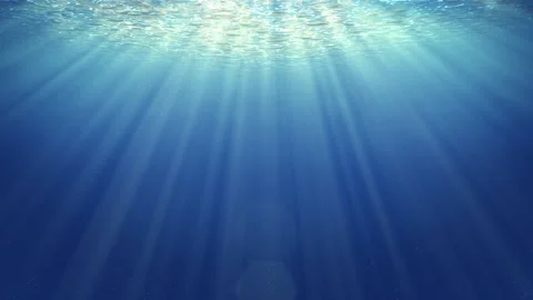 Under water ocean sea loop animation Video stock 148010837
