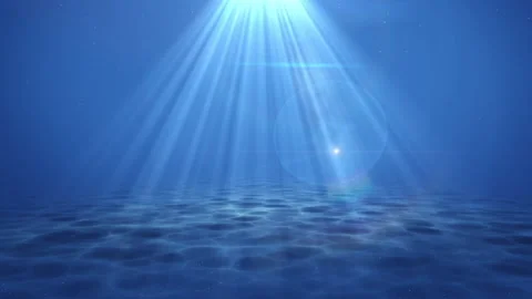 Under water ocean sea loop animation Stock Footage 148010840