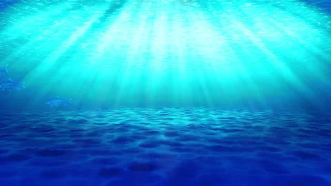 Under water ocean sea loop animation Stock Footage 148011480