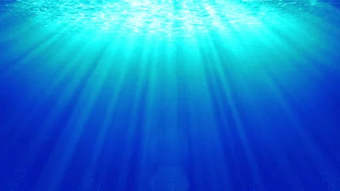 Under water ocean sea loop animation Stock Footage 148011485