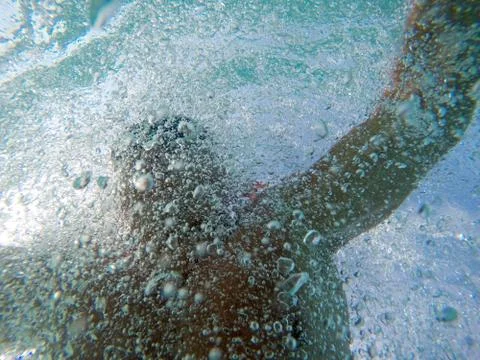 Under water 스톡 사진