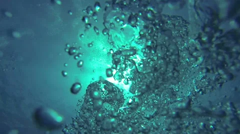 Under water Sun and Bubble Stock Footage 39423346