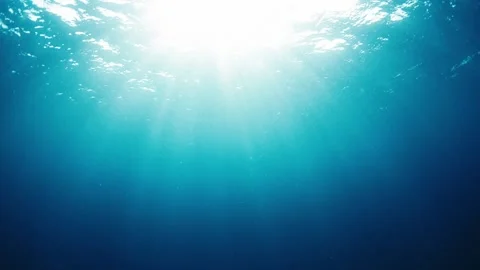 UNDER WATER SUN RAY LIGHT Video stock 236357852