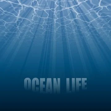 Under water wallpaper Stock Illustration