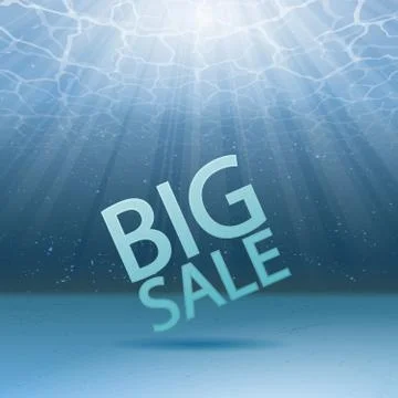 Under water world Stock Illustration