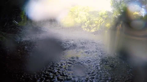 Under the waterfall. Stock Footage 237084118