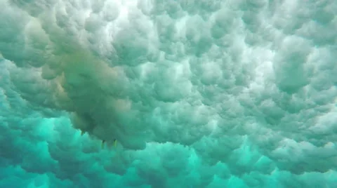 Under a wave Stock Footage 58120405